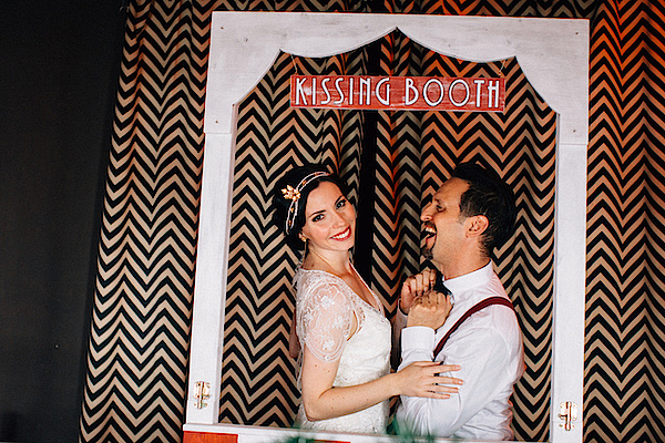 Brautpaar, Kissing Booth